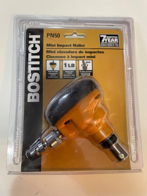BOSTITCH PN50 Mini-Impact Pneumatic Palm Air Nailer