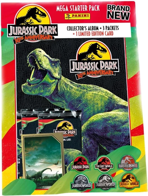 Panini Jurassic World ROAR Trading Cards - Starter Pack + Boîte De 24 Pochettes P 6369