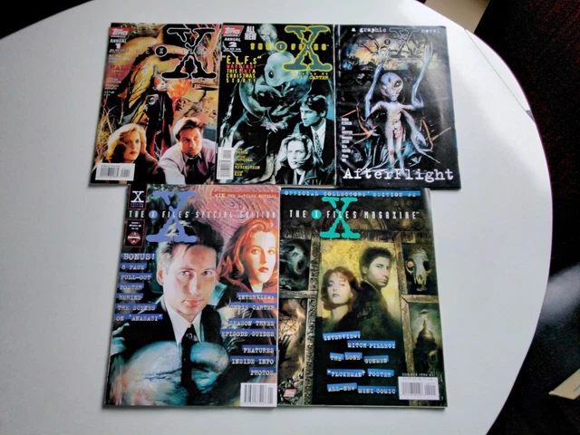 topps x-files comics annuals specials afterflight graphic novel