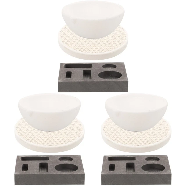 TEMPNAP Graphit Barrenform Set - Wiederverwendbare Gussform Für Gold, Silber Und Metalle