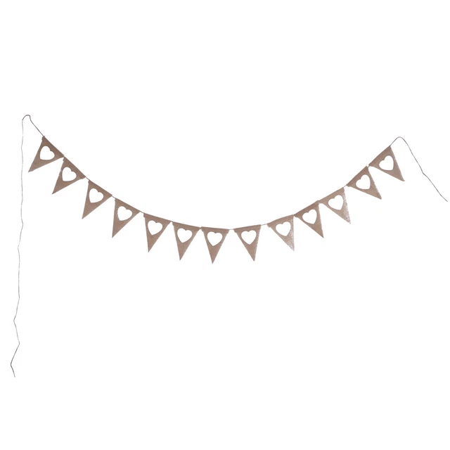 2 PCS Banner Banner Pull Flag Wedding Birthday Party Decor