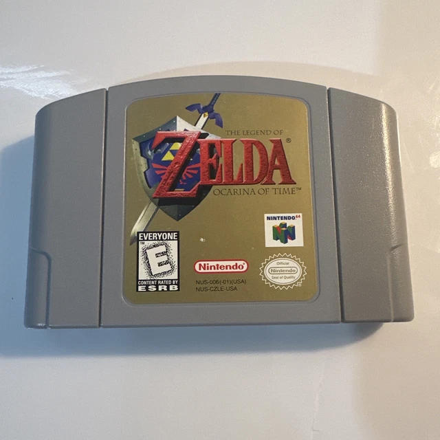THE LEGEND OF Zelda Ocarina Of Time Nintendo 64 N64 Authentic Game