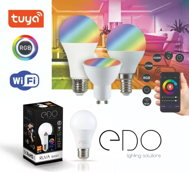 Tuya Smart Glühbirne E27 GU10 E14 LED WiFi 5,5W/10W/7W/14W Alexa Google TOP