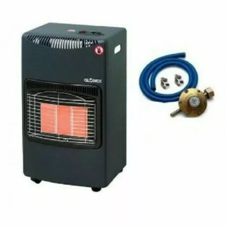 Stufa Infrarossi A Gas Gpl Maurer Antracite Potenza 4100 W Con Kit Regolatore