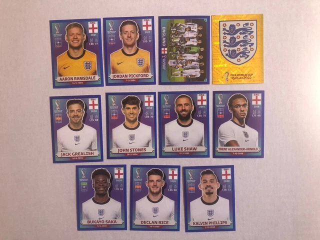 PANINI WORLD CUP Qatar 2022 Rare Stickers USA Version 11 Different Team panini-world-cup-qatar-2022-rare-stickers-usa-version-11-different-team