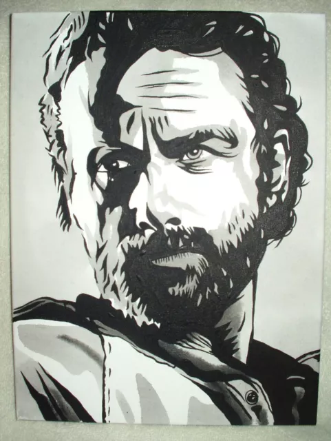 TWD Art Print Promo Poster AMC The Walking Dead Rick and Negan Wall Decor  Gift