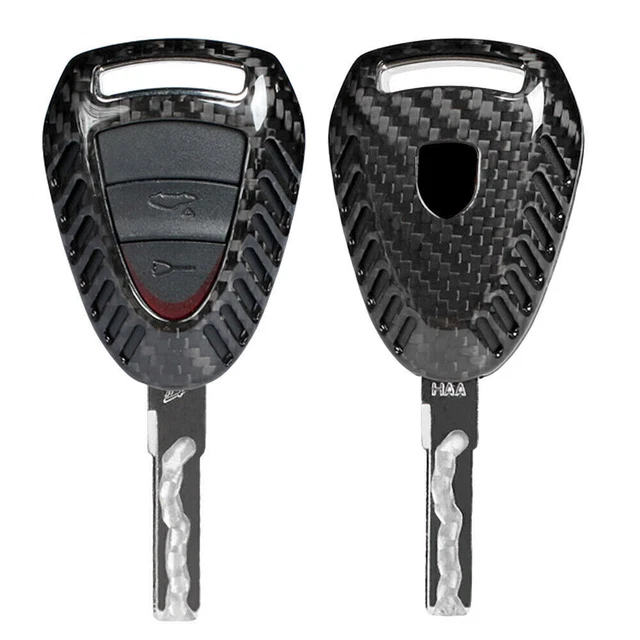 1Pc Carbon Fiber Car Auto Remote Caar Key Case Fit Porsche Boxter 911 Cayman