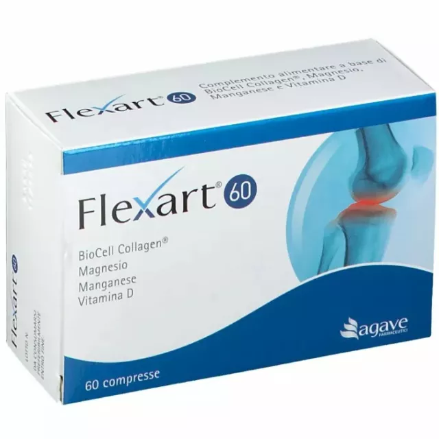 Flexart 60 Integratore Alimentare Funzionalità Articolazioni Muscoli Ossa 60 cpr