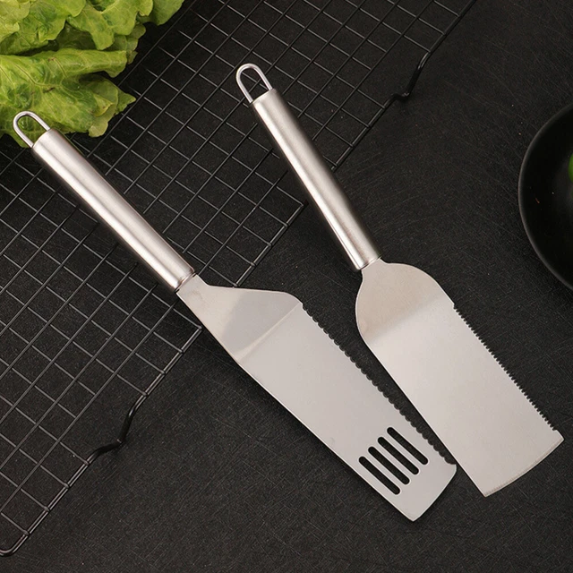 Pala Per Pizza Rotonda In Acciaio Inox 10" (25cm) Con Manico In Legno - Spatola Per Infornare E Servire Pizze E Pane Fatti In Casa - 2