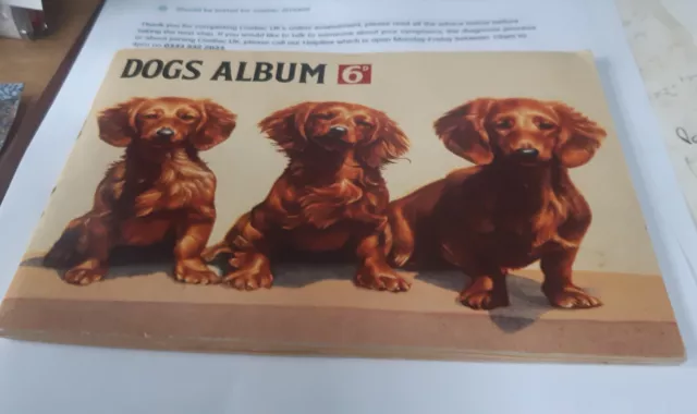 Hornimans Dog Tea cards and album. Good condition Complete set of 48 cards