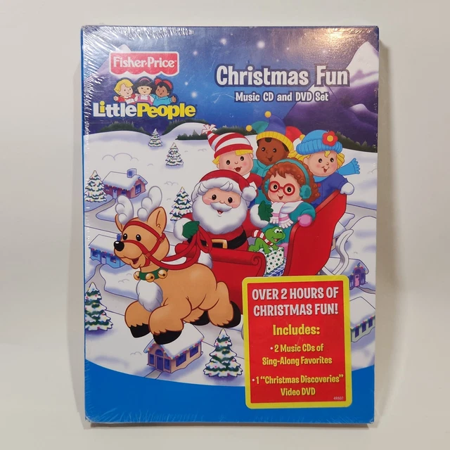 Fisher Price Little People Christmas Fun Music CD DVD Box Set Meijers Exclusive