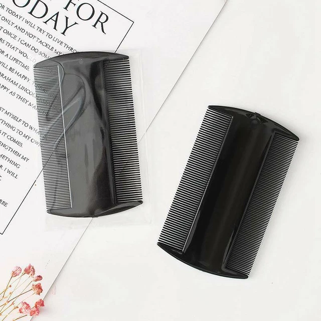 Comb Detection Double Sided Nit Comb Flea x 4 Head Lice Kids Pet Pastel Nit