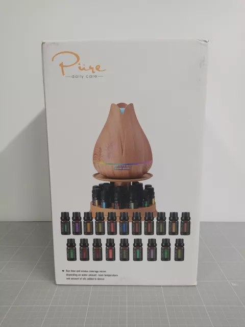 Pure Daily Care Aromatherapy Essential Oil Diffuser Gift Set MIT US STECKER!!!