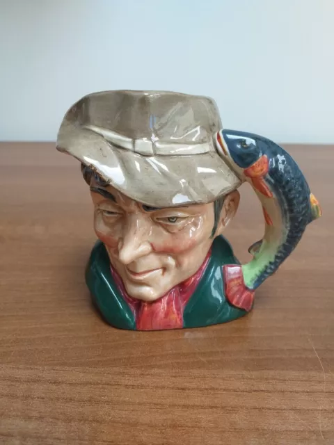 Royal Doulton The Poacher" Character Toby Jug - COPR 1954 - 10cm high