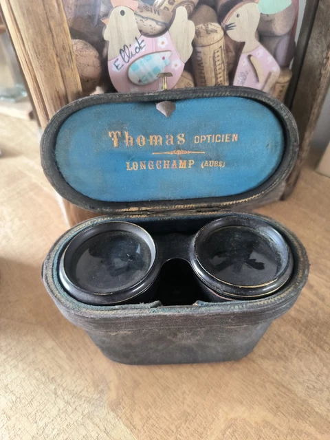 PAIRE DE JUMELLES de Théatre anciennes Colmont Paris Nacre et Tissu EUR 16,95 - FR