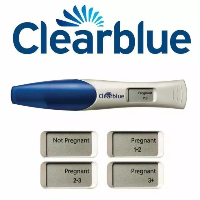 Clearblue Digital Pregnancy Test Conception Indicator 1 TEST Sealed 99% Accurate