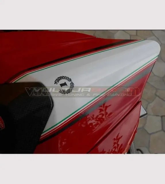 Adesivo Fascia Tricolore Per Cover Codone Ducati 899/1199 Panigale "V134"