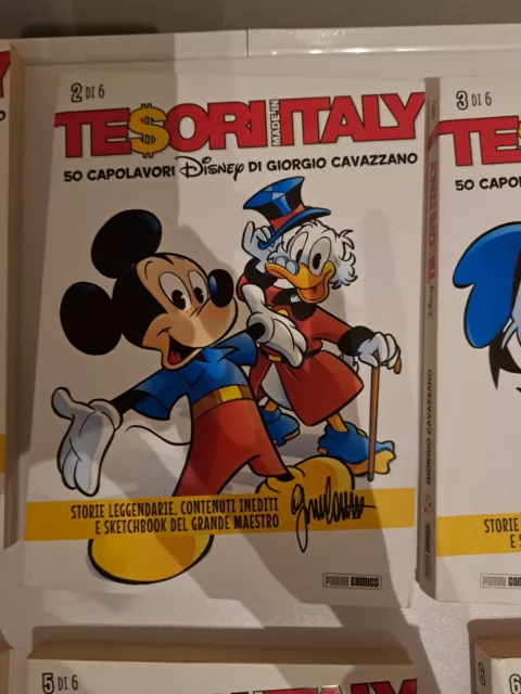 Fumetti Topolino Tesori Made In Italy  6 Volumi Cavazzano Giorgio 3