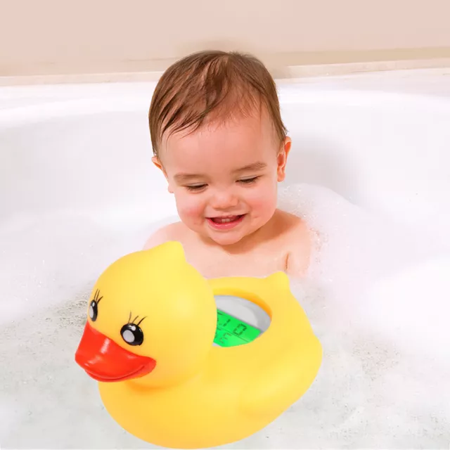 Baby Badethermometer Kinder Dusche Wasser Sicherheit Temperatur Ente Spielzeug