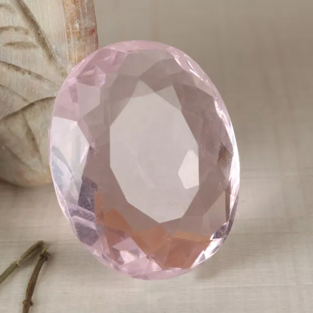 Amazing Baby Pink Topaz 82.50 CT Oval Facet Cut Loose Gem for Women Special