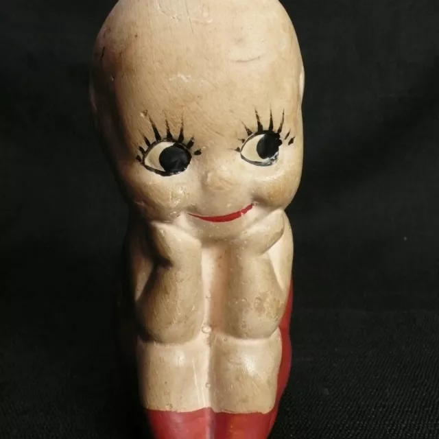 Vintage 6.25" Chalkware Carnival KEWPIE Doll