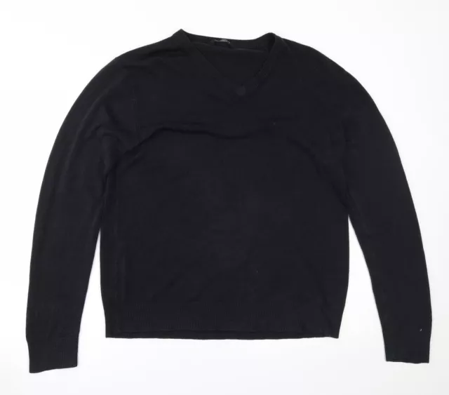 Black v neck jumper mens primark top