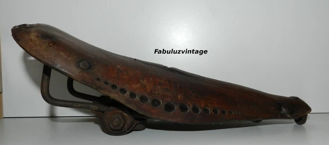 Selle Vélo Route Ancienne En Cuir Massif – Sella Italiana Vintage