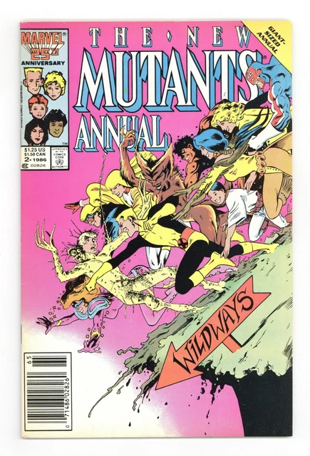 New Mutants Annual #2 VG+ 4.5 1986 1st US app. Psylocke