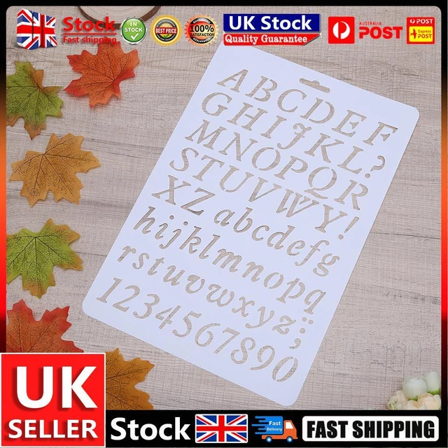 LETTERING STENCIL LETTER Alphabet Stencils Painting Paper Craft Number lettering-stencil-letter-alphabet-stencils-painting-paper-craft-number