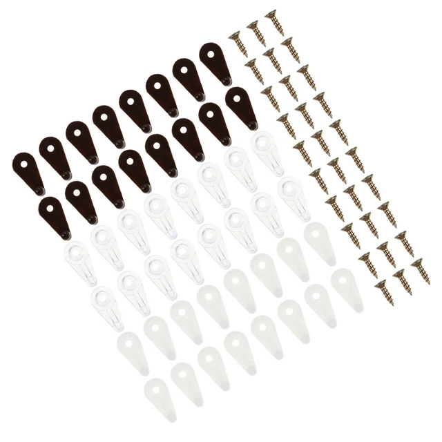 90 Pcs Bildschirmclips Für Fenster Spiegelnägel Karassorien Sicherungsclip