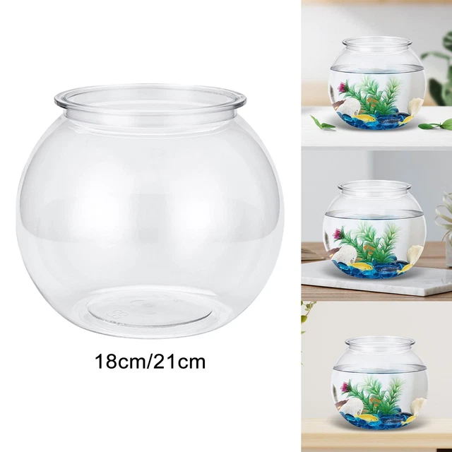 Transparent Small Fish Tank Aquarium Container Household Aquarium Fishes Tank