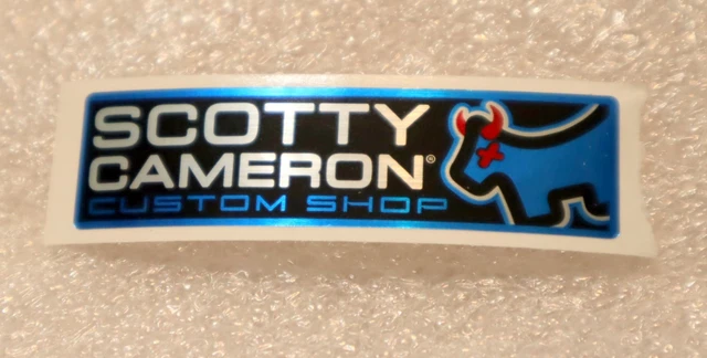 Scotty Cameron Scotty Dog Sticker Lime/Navy – Autocollant Mylar Ultra Résistant Pour Shaft De Golf