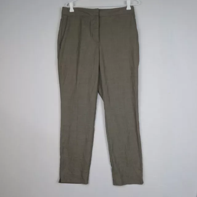 Zara Womens Dress Pants Size 6(US) or 30W 27L Brown Straight Relaxed Fit Work