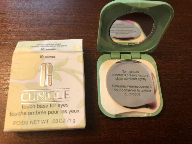 Clinique Touch Base for Eyes  10 CANVAS Sealed/Full Size- .03 oz/1 g