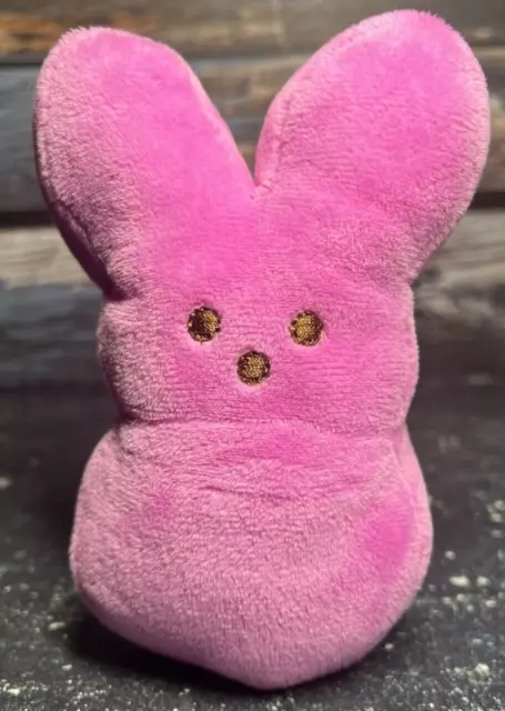 Easter Peeps Plush Bunny~Pink Bunny Rabbit 6"~ Easter Basket Gift~New