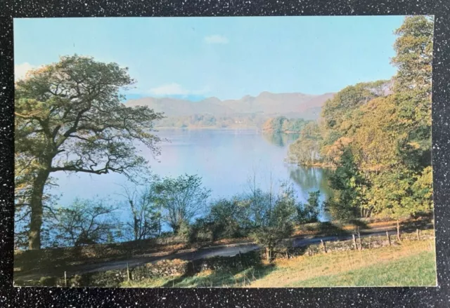 Vintage Postcard Real Photo - Lake Windermere - Colour - Unposted