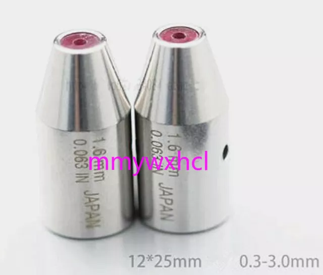 2PCS CNC EDM Wire Cut Machine Parts Ruby Ceramic Electrode Guide Fit 1.6x12x25mm