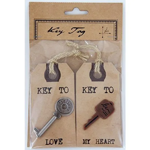 Key to my Heart - Hochzeitsschlüssel - 2er Set Schlüsselanhänger