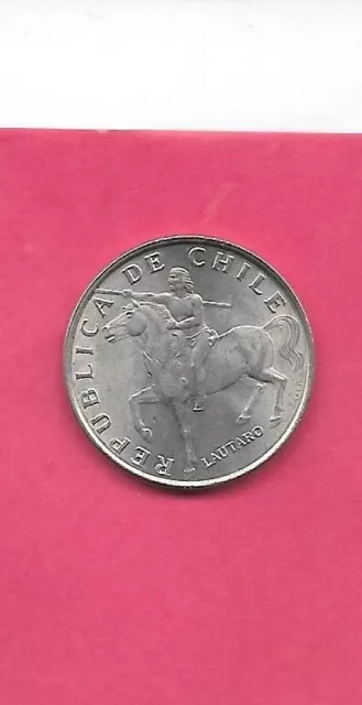 Chile Km199 1972 5 Escudos Bu Gem Uncirculated Nice Old Vintage Coin