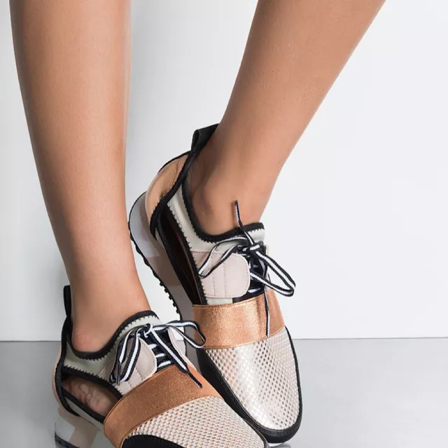 Steve madden arctic rose gold sneakers best sale