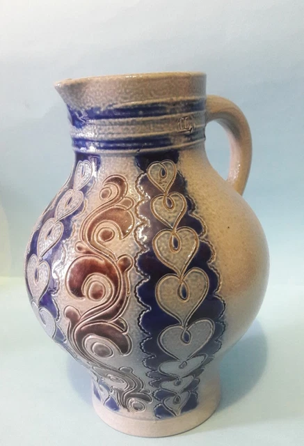 ANTICA CARAFFA BROCCA da vino cristallo bronzo barocca XVIII secolo