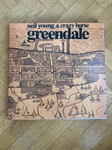 4 LP Deluxe Box Set Neil Young & Crazy Horse Greendale (2004, Vinyl) VAP 1001