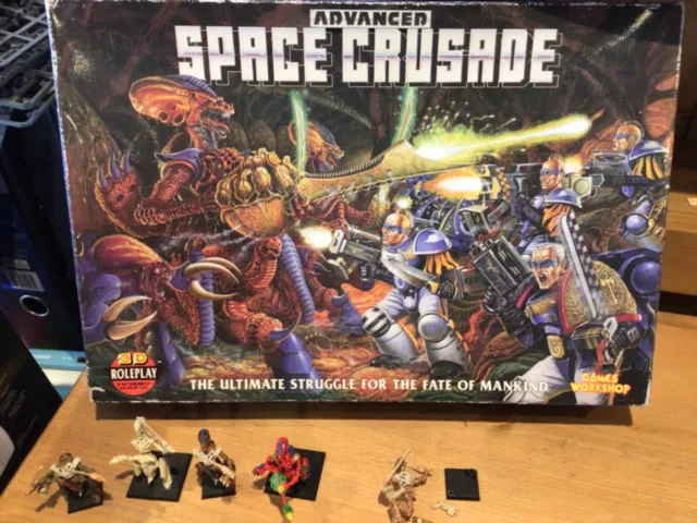 Advanced Space Crusade Board Game 1990 Games Workshop Boxed