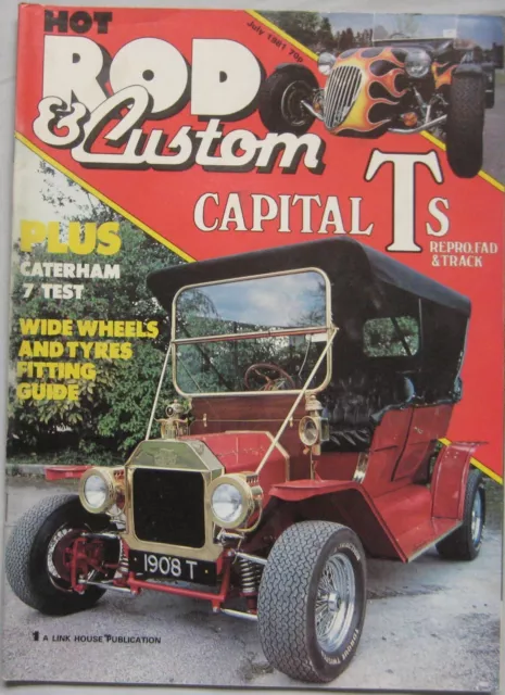 Hot Rod & Custom magazine July 1981