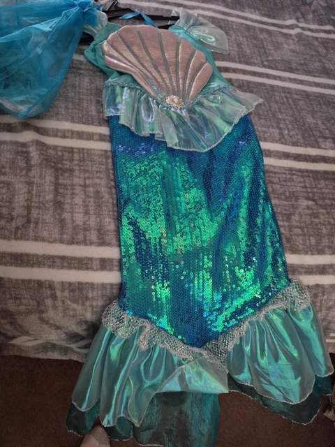 Costume Sorcière Enfant Fille - Robe + Chapeau + Sac + Bâton - Taille 2 à 5 Ans, Tissu Doux, Parfait Halloween
