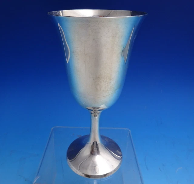 Cottage Garden Stag Deer Antique Silver Resin Goblet Chalice - 14 Oz, Fantasy Decor Mug