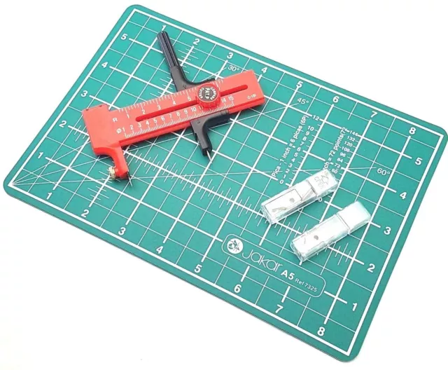 Jakar Compass Circle Cutter Kit A5 Cutting Mat & Refill Kit Spare Parts Art Tool