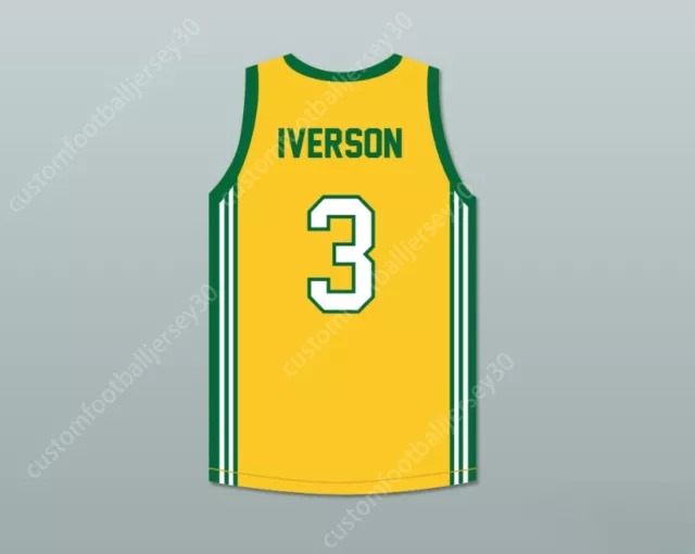 CUSTOM Allen Iverson 3 Bethel High School Basketball Jersey Stitched S-6XL