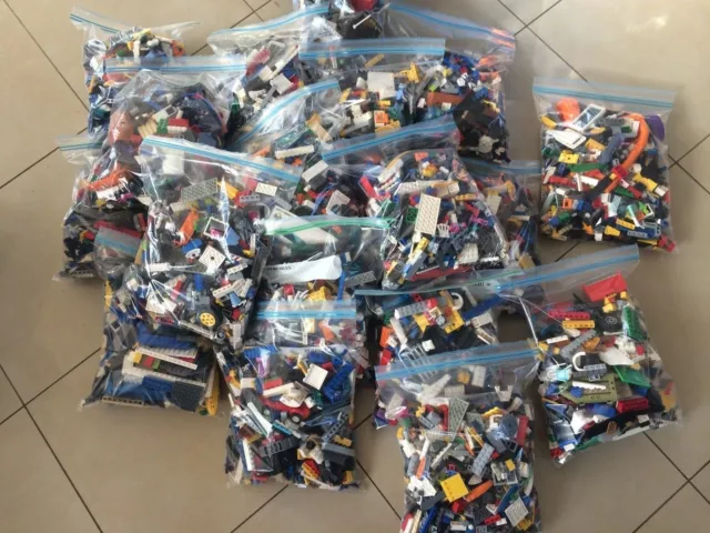 LEGO (2550pc's) 3KG MIXED BUILDING PACKS - AFFORDABLE EDUCATIONAL CREATIVE FUN! 3