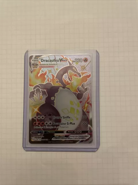 carte pokemon dracaufeu Vmax Shiny SV107/SV122 Neuve